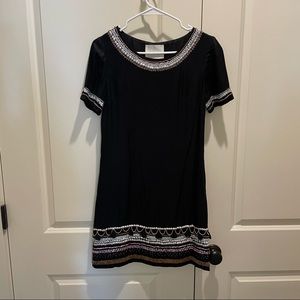 Maeve Black Size 0 Cocktail Dress w/ Detail on hem